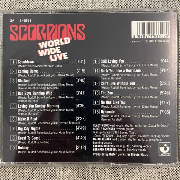 SCORPIONS : World Wide Live Helsinki - изображение 2