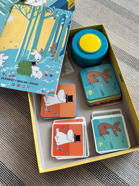 Muumit hippasilla lautapeli Kontiolahti - valokuva 2