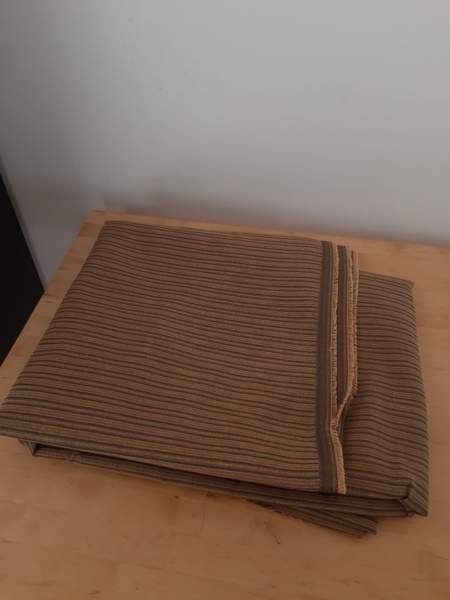 jäykkä raidallinen kangas Tampere - photo 1