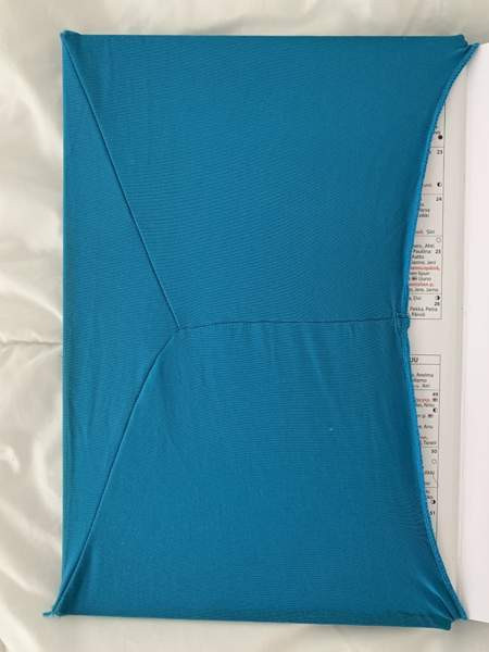 Suojakansi kirjalle / kalenterille, turkoosia kangasta Эспоо - изображение 4