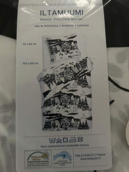 Iltamuumi -pussilakanat (2kpl) Tyrnävä - valokuva 2