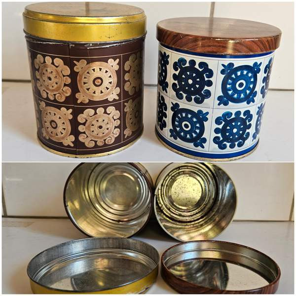 Vintage Viri kaakao peltipurkki keräily sisustus Helsinki – foto 1