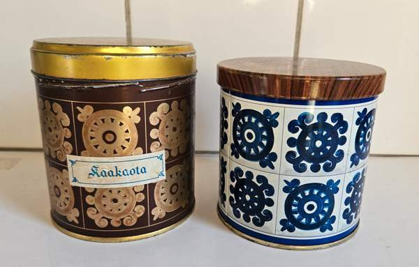 Vintage Viri kaakao peltipurkki keräily sisustus Helsinki – foto 3