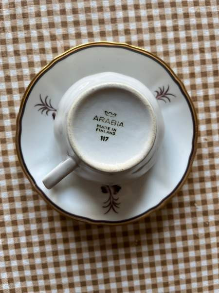 Arabia pieni muki ja aluslautanen Helsinki – foto 2