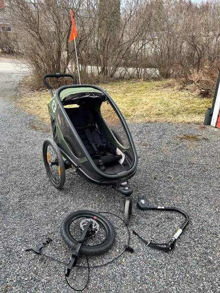 VARATTU / Hamax Outback One + juoksusetti Yloejaervi – foto 1