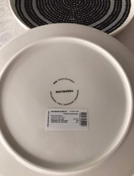 Marimekko Räsymatto lautanen 25cm Vantaa - valokuva 2