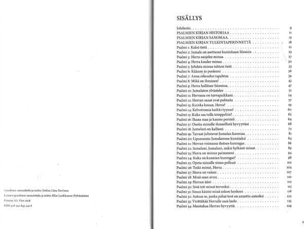 Jukka Palola: Puhetta Jumalalle ja Jumalasta. Psalmien kirjan kommentaari. Espoo – foto 3