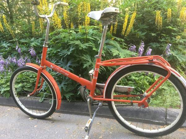 Tunturi Poni, aito retropyörä 1970 luvulta Hämeenlinna - valokuva 1