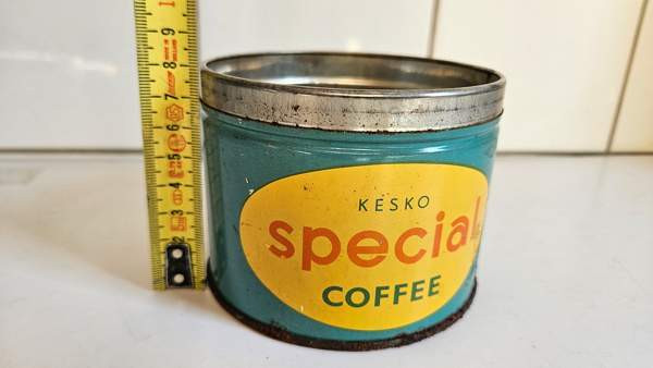 Kesko vintage peltipurkki kahvi purkki Helsinki – foto 2
