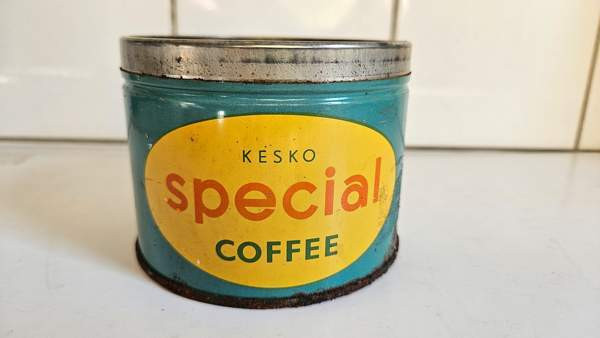Kesko vintage peltipurkki kahvi purkki Helsinki – foto 8