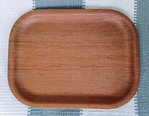 60-luvun pieni Backman teak-tarjotin Helsinki - изображение 1
