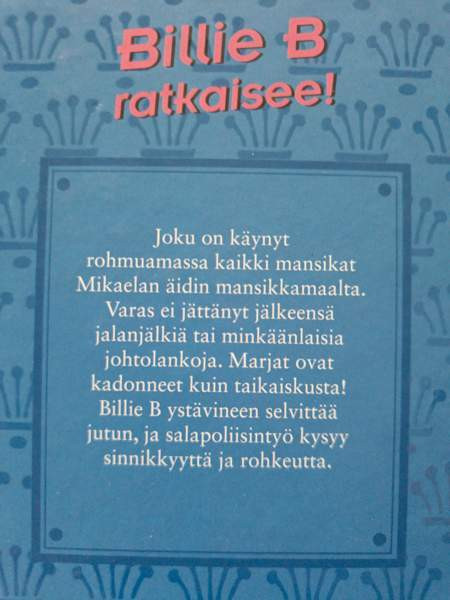 2x BillieB-mysteerit alakouluikäiselle Yloejaervi - photo 3