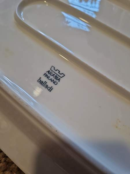 Arabia / Balladi tarjoilulautanen Tuusula – foto 2