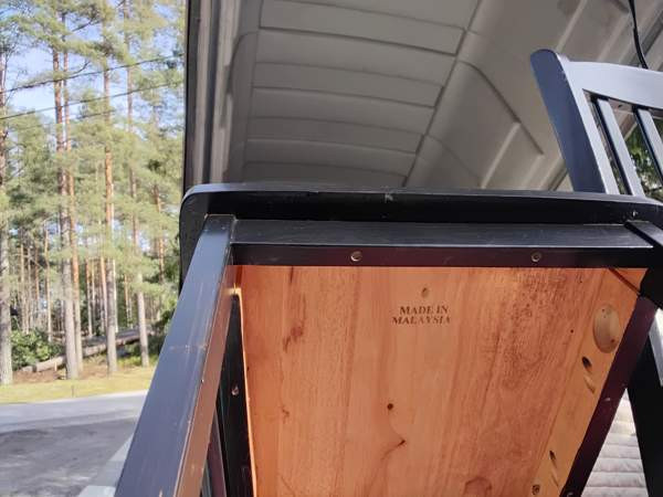 Musta keittiötuoli Kaarina - valokuva 2