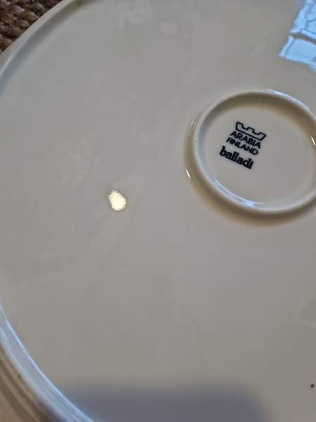 Arabia / Balladi tarjoilulautaset 3kpl Tuusula - valokuva 2