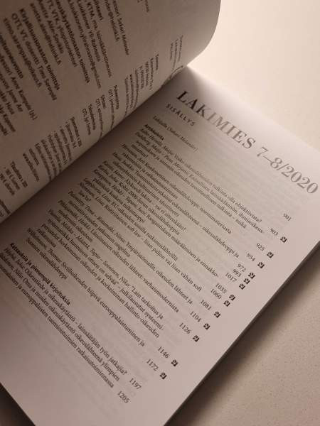 Lakimies 7-8/2020 Helsinki – foto 4