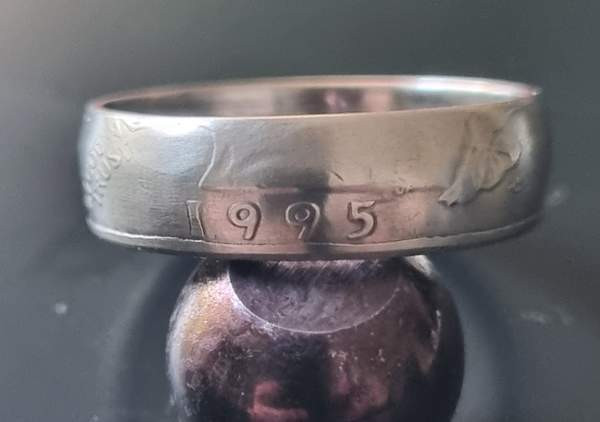 Kolikkosormus Amerikan quarter dollar. Ilmainen toimitus! Mustasaari - photo 6