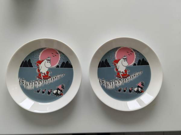 Muumilautaset 2kpl Ylivieska - valokuva 1