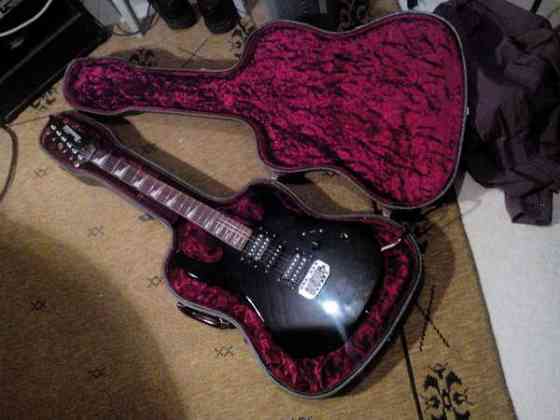 Ibanez sharktooth wizardneck superstrat musta täysskaala Kotka