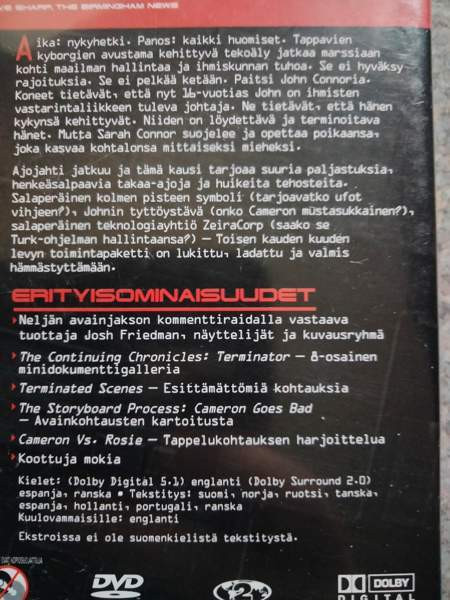 Sarah Connorin aikakirjat 2 kausi Joensuu - valokuva 4