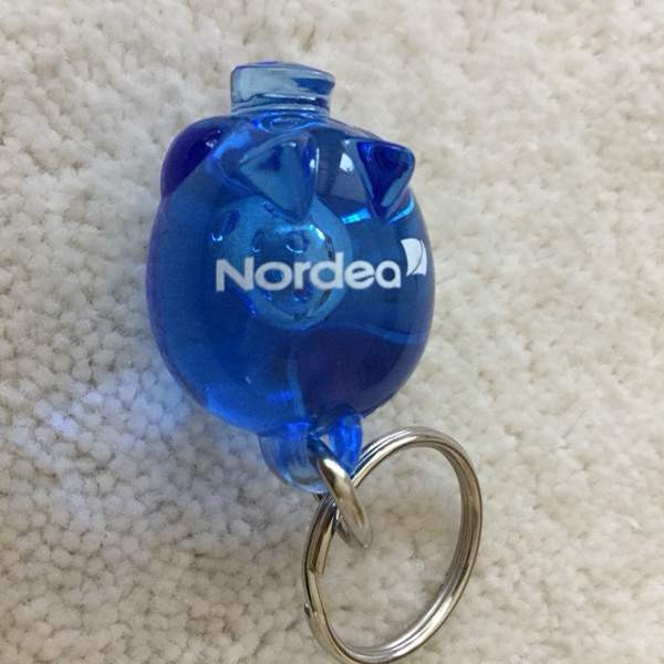 Nordea sininen possu avaimenperä Keuruu - valokuva 3