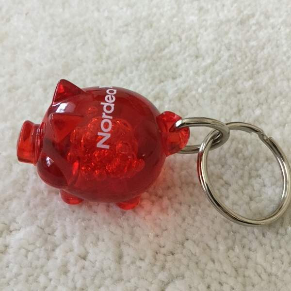 Nordea punainen possu avaimenperä Keuruu - photo 1