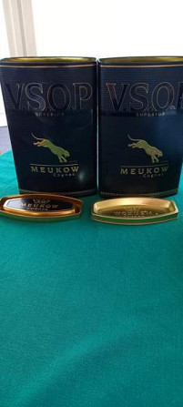 2 kpl VSOP Meukow cognac peltipurkkeja Helsinki - изображение 4