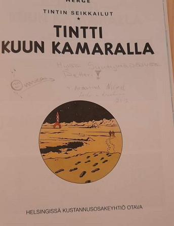 Päämääränä kuu + Tintti kuun kamaralla ( Kovakantiset ) Керава - изображение 1