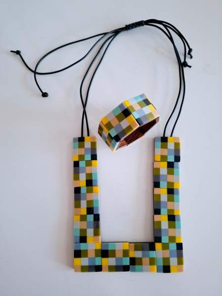 Marimekko kaulakoru+rannekoru setti Helsinki - valokuva 1