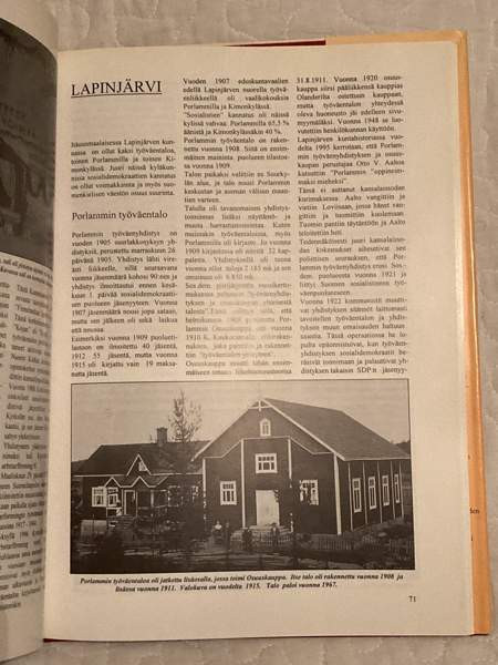 Työn ja aatteen talot - työväentalojen historiaa Uudellamaalla Savonlinna - valokuva 4