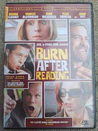Burn after reading dvd Oulu