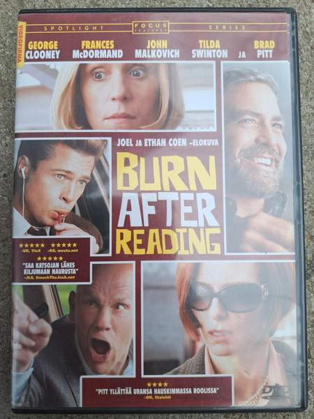 Burn after reading dvd Oulu – foto 1
