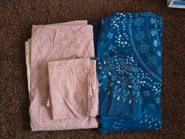 Tuplapeiton pussilakanat+tyynyliinat 5e Nurmes - valokuva 1