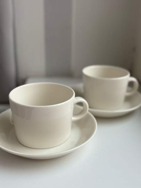 Iittala teema kuppi ja aluslautanen Lahti - valokuva 1