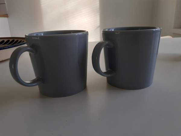 Iittala Teema muki 2 kpl harmaa Helsinki - valokuva 1