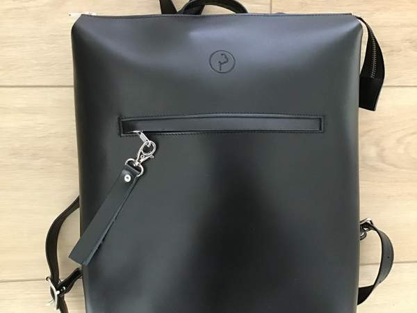 Pihka Lider musta nahkainen reppu uusi Seinäjoki - valokuva 3