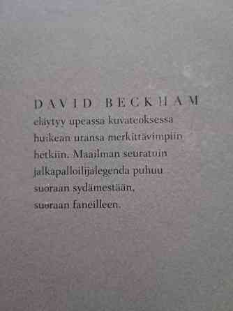 David Beckham - elämänkertakirja Jyväskylä