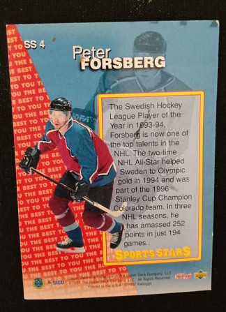 Peter Forsberg keräilykortti Vantaa – foto 2