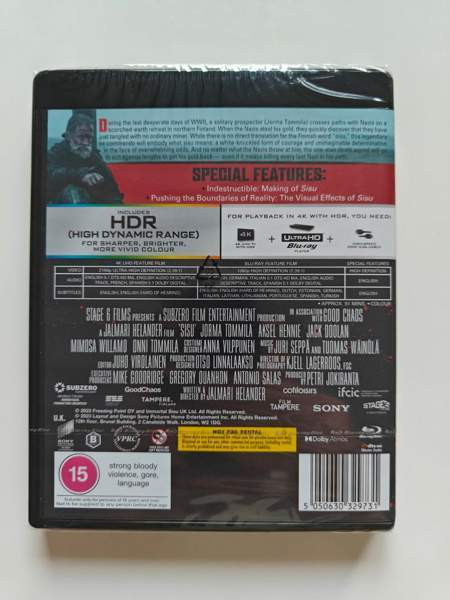 Sisu 4K UHD + Blu-ray (avaamaton) Turku - photo 2