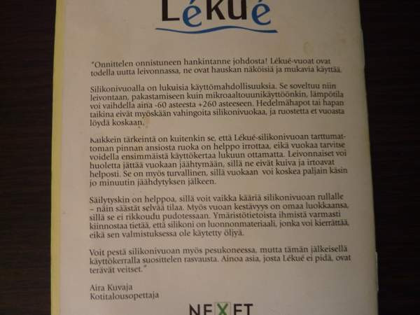 Käyttämätön Lekue silikonivuoka, halkaisija 26 cm, korkeus 5 cm Helsinki - valokuva 4