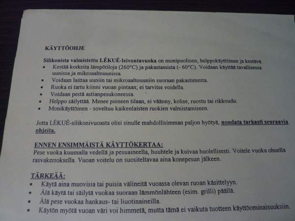 Käyttämätön Lekue silikonivuoka, halkaisija 26 cm, korkeus 5 cm Helsinki - valokuva 6