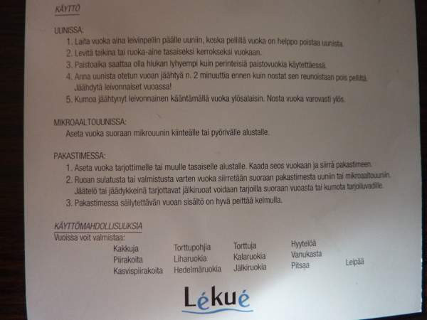 Käyttämätön Lekue silikonivuoka, halkaisija 26 cm, korkeus 5 cm Helsinki - valokuva 5