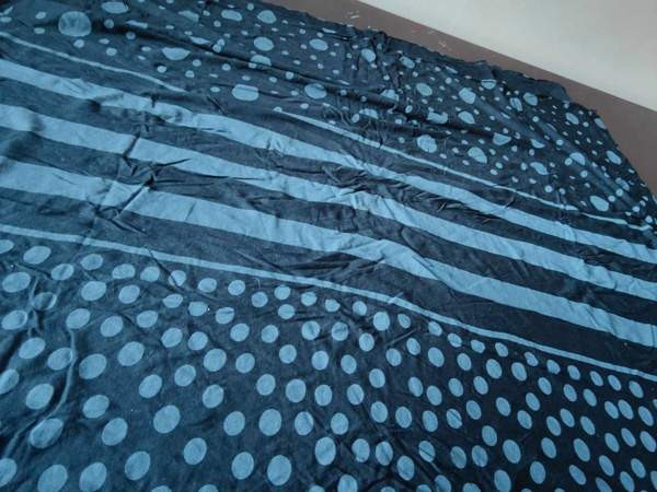 Trikookangaspala palloraita kuviolla 90 x 160 cm, Hki-Klaukkala Helsinki – foto 1