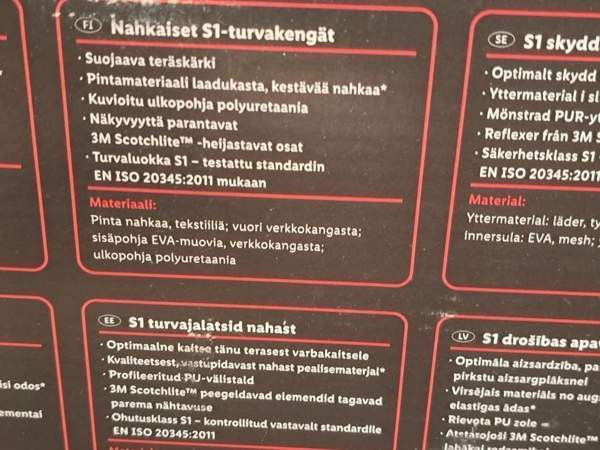 Turvakengät Parkside Vantaa – foto 2