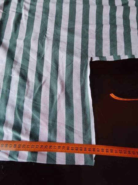 Trikookangaspala tasaraita kuviolla 85 x 124 cm, Hki-Klaukkala Helsinki - valokuva 2