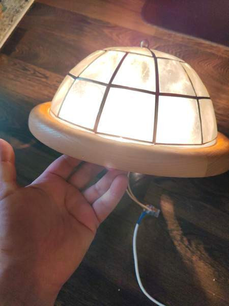 Tiffany tyylinen simpukka valaisin Коувола - изображение 6