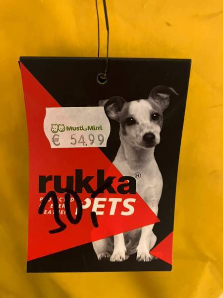 Uusi RUKKA sadetakki 45cm koiralle Helsinki - valokuva 2