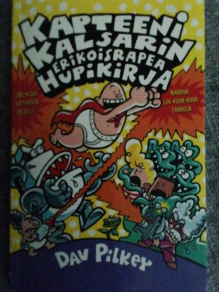 Kapteeni kalsarin erikoisrapea hupikirja Kuopio – foto 1