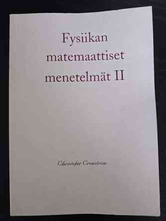 Fysiikan matemaattiset menetelmät II Helsinki