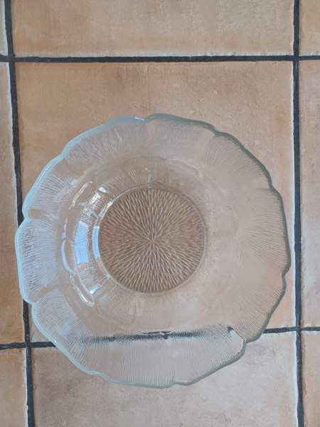 Vintage Arcoroc Fleur lasikulho Vantaa - valokuva 2